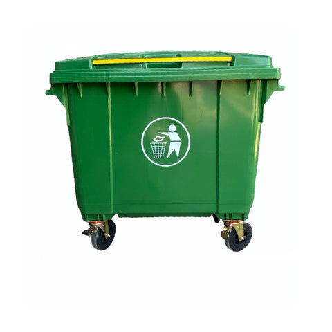 Contenedor de Basura 660 litros Verde HDPE Contenedor de Basura 660 litros Verde HDPE