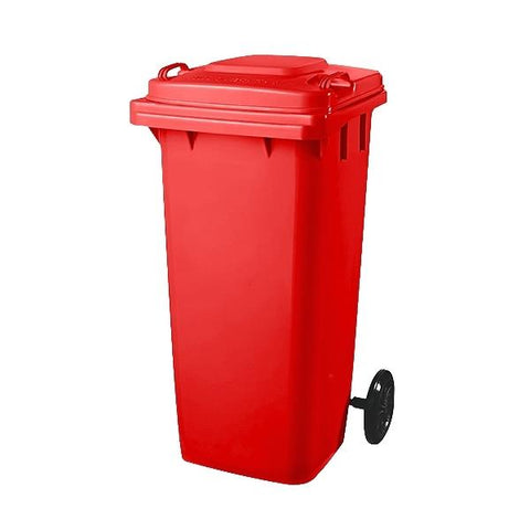 Contenedor de Basura 120 litros - Rojo