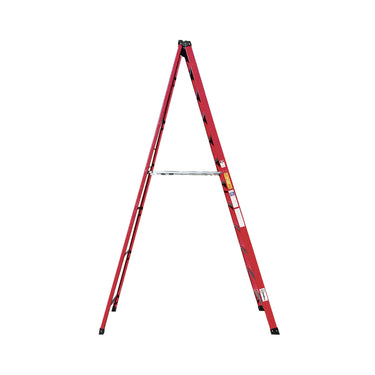 Escalera Tijera Fibra de Vidrio 12 Peldaños - Alto 3.6 m