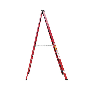 Escalera Tijera Fibra de Vidrio 11 Peldaños - Alto 3.3 m