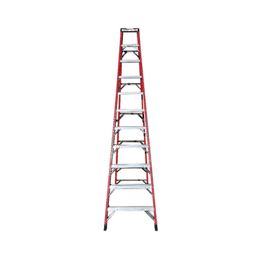 Escalera Tijera Fibra de Vidrio 11 Peldaños - Alto 3.3 m