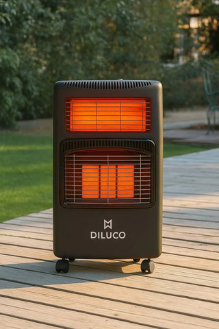 Estufa A Gas - Eléctrica Hibrida 5 Y 11 Kg Diluco Ch5800