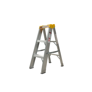 Escalera Tijera Aluminio 3 Peldaños - Alto 0.9 m