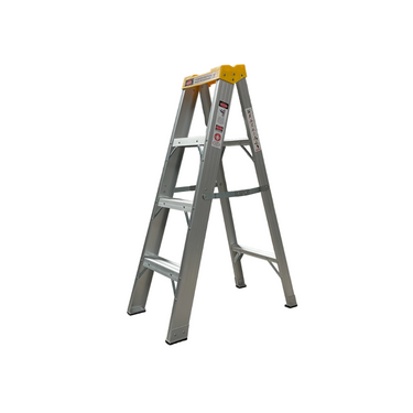 Escalera Tijera Aluminio 4 Peldaños - Alto 1.2 m