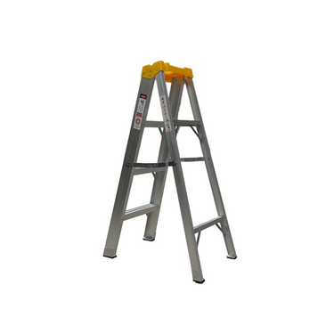 Escalera Tijera Aluminio 4 Peldaños - Alto 1.2 m