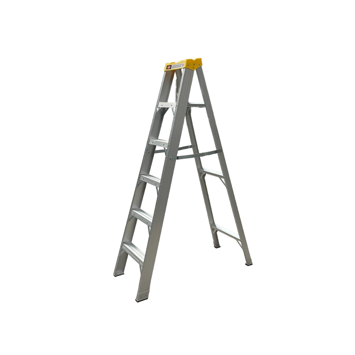 Escalera Tijera Aluminio 6 Peldaños - Alto 1.87 m