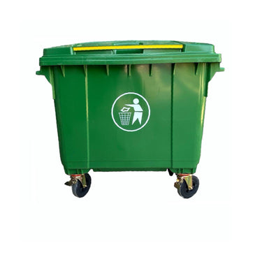 Contenedor de Basura 660 litros Verde HDPE