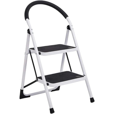 Escalera Plegable Multiuso 2 Peldaños - Blanca